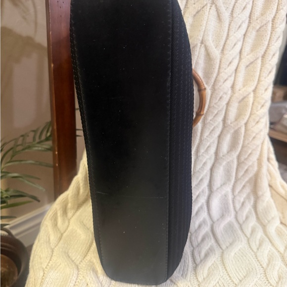 Gucci Black Shoulder Bag with Bamboo Handle with COA - Picture 3 of 11